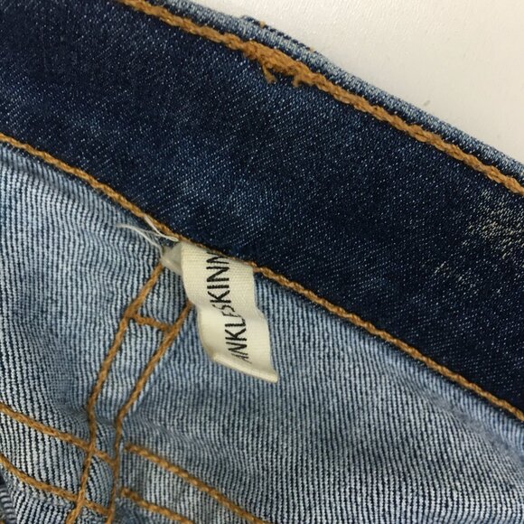 RAG & BONE Rae Wash 5 Pocket Logo Hardware Ankle Skinny Denim Jeans - Picture 3 of 12